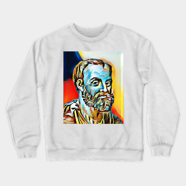 Galen Abstract Portrait | Galen Artwork 4 Crewneck Sweatshirt by JustLit